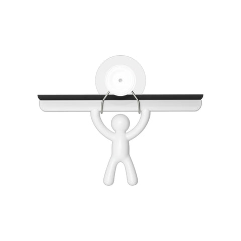 Limpiacristales con soporte de pared Buddy de plástico