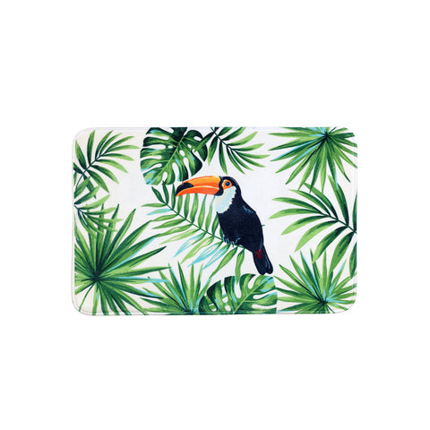 Alfombrilla de baño antideslizante Tucano - diseño exótico 45x70 cm