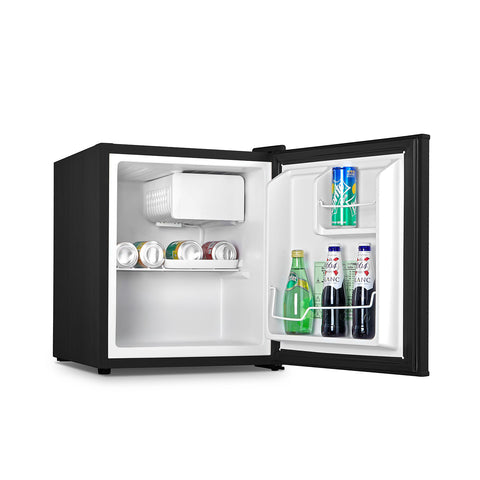 Mini frigorífico de metal - 48l con congelador de 5l 85w negro