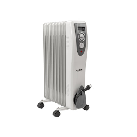 Radiador eléctrico de aceite 2000W - portátil de 9 elementos
