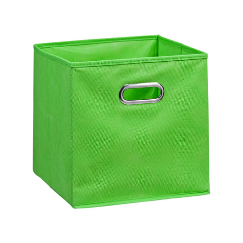 Cestino Portaoggetti In Pile Verde 32cm
