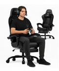 nexor sedia gaming reclinabile con poggiapiedi estraibile cuscino lombare e poggiatesta ean 8052879011771
