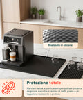 axentia tappetino in silicone 2 in 1 con bordi alti sottociotola impermeabile e antipolvere per animali base antiscivolo pieghevole e salvaspazio materiale sano e atossico ean 8052879011399