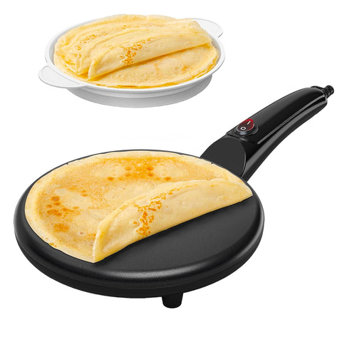 Sartén antiadherente para crepes con mango, 20 cm, 700 W