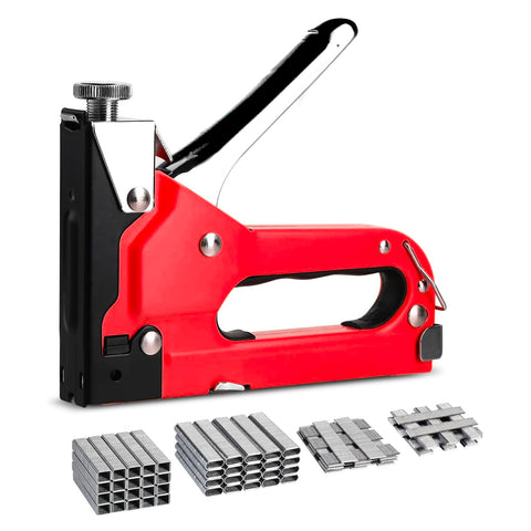 Grapadora clavadora manual 3 en 1 con 600 grapas 8-12cm