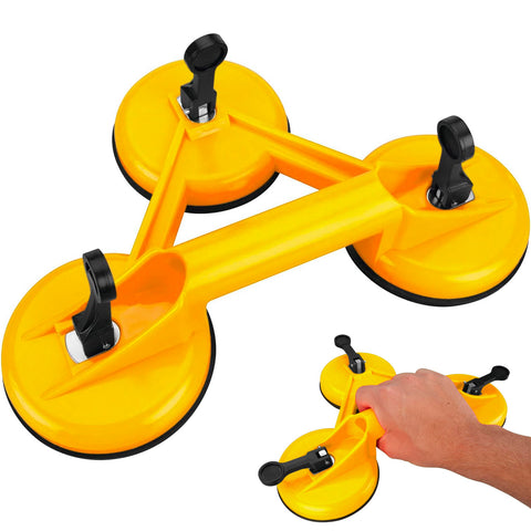 Ventosa triple, soporta pesos de hasta 75kg