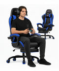 nexor sedia gaming reclinabile con poggiapiedi estraibile cuscino lombare e poggiatesta ean 8052879011771