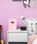 immagine-3-kumtel-mini-frigo-monoporta-4l-42w-rosa-ean-8694740430108