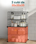 avilia home scaffale modulare a rete 4 ripiani organizer multiuso e resistente ean 8056819052879