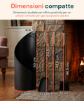 avilia home set 4 accessori per camino in ferro paletta scopino attizzatoio e supporto resistente al calore e con ganci interni ean 8052879011542