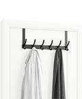 avilia home appendiabiti da porta in alluminio con 12 ganci portata 10kg adatto per porte spesse da 41 45 cm ean 8052879012006