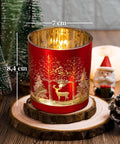 saint joy set di 3 portacandele decorativi in edizione limitata natalizia in vetro ean 8050043127624