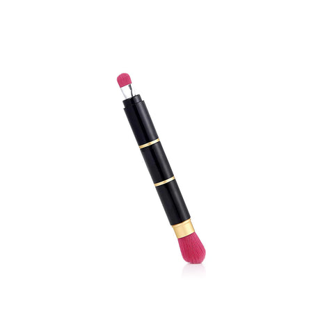 Set compacto de brochas de maquillaje 4 en 1 para bolso, con colorete y sombra de ojos