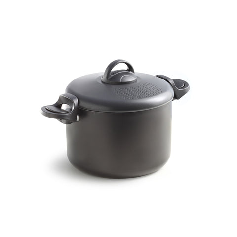 Olla antiadherente de aluminio con escurridor 22cm 5l