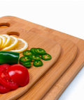 Avilia Taglieri in Bambù Naturale 3 Misure con Design Elegante e Superficie Resistente Ean 8056819052671