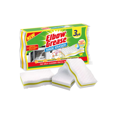 Esponjas Magic Eraser para la limpieza profunda de hornos, fregaderos y superficies delicadas