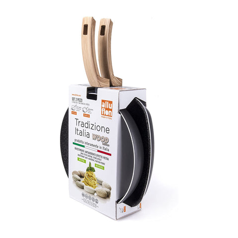 Set de parrilla y salteador de pasta de 28cm Tradizione Italia