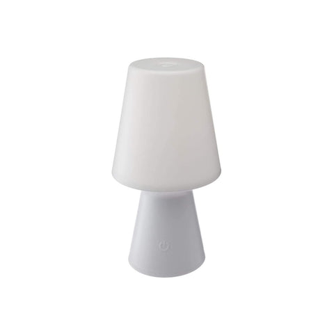 Lámpara LED a pilas blanca 23cm