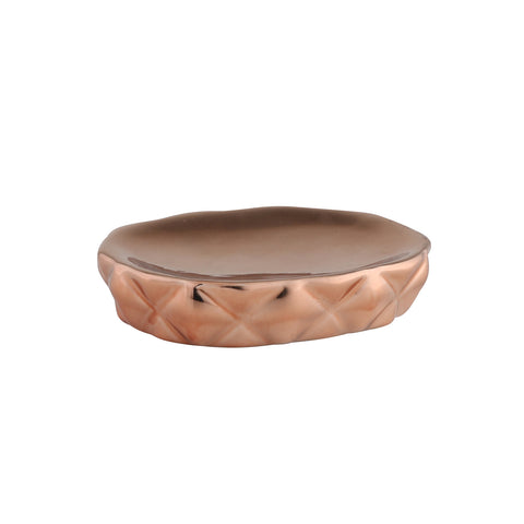 Jabonera de baño Candy Cobre