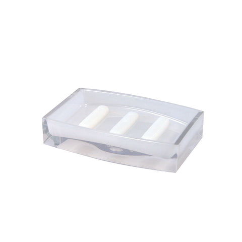 Jabonera de baño Priamos blanca