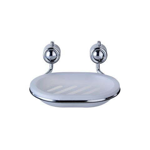 Jabonera de pared Atlantik blanca