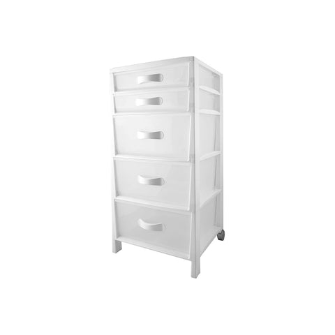 Cajonera Futura Slim A 5 Cajones Blanco
