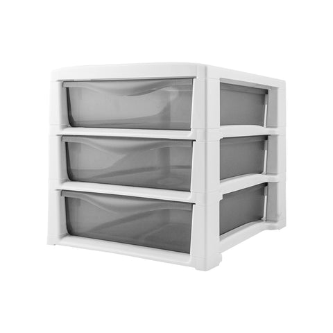 Cajonera Spring Office de 3 cajones Blanco humo