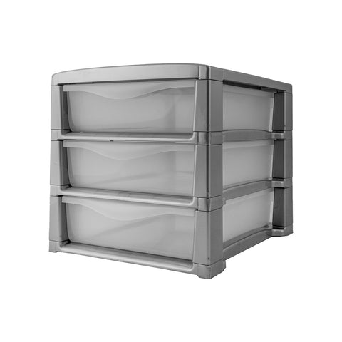 Cajonera Spring Office de 3 cajones Gris