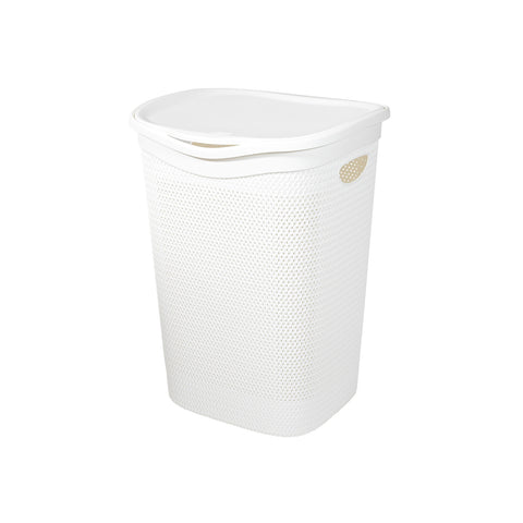 Cesto para ropa Intreccio 55 l blanco