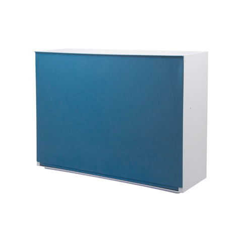 Zapatero de pared liso 16x51,5x39cm azul avión
