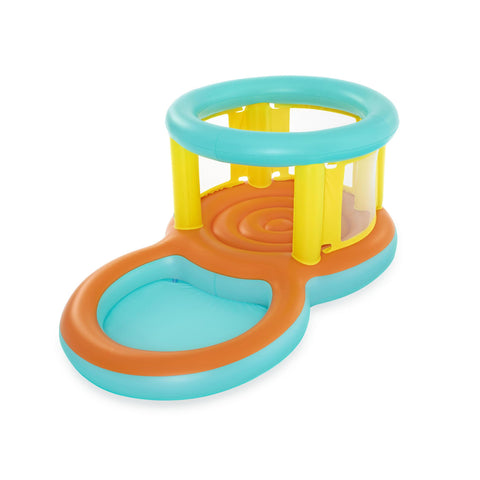 Hinchable con piscina y saltador 142x142cm