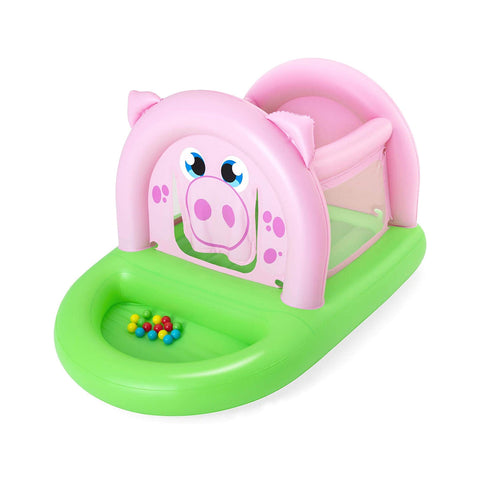 Cerdito saltarín con piscina y bolas 1,37m