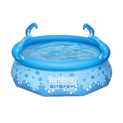 Piscina hinchable con tentáculos rociadores 274x76cm