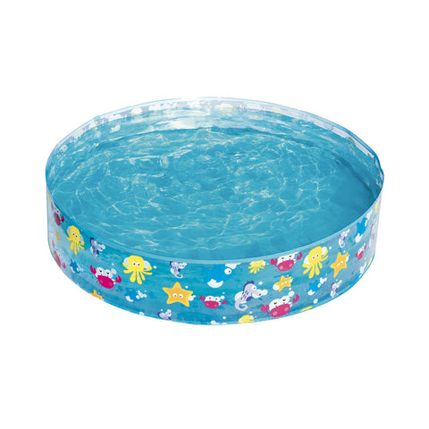 Piscina rígida con diseño marino 152x25cm