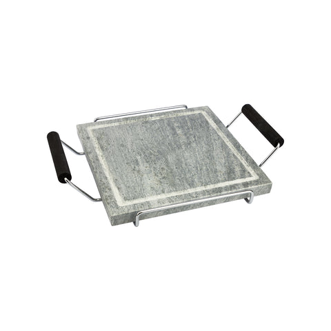 Piedra ollar rectangular con marco 16x20cm