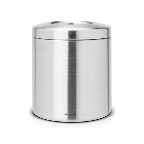 Papelera de sobremesa de acero satinado 1,5l
