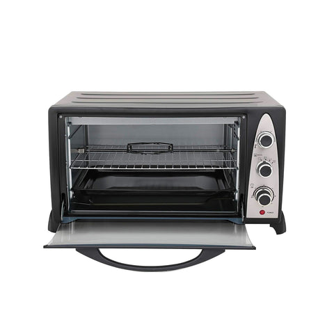 Horno eléctrico con ventilador 24l con termostato regulable y temporizador 1380w