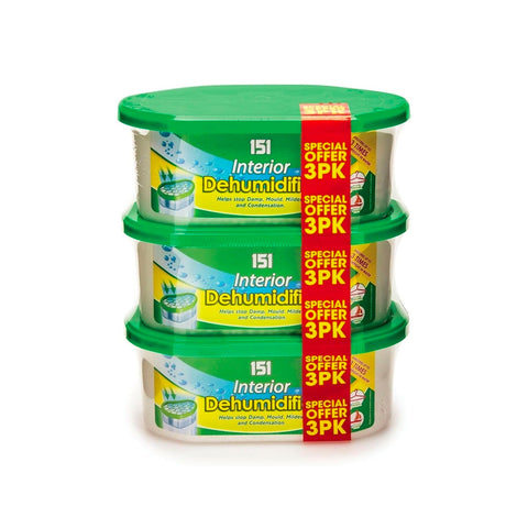 Set de 3 deshumidificadores de 250ml