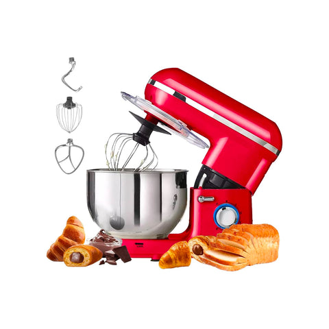 Robot amasador planetario de 5.7l y 1400w rojo