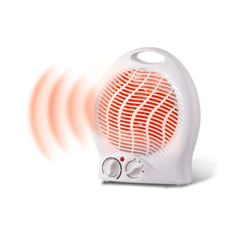 Termoventilador de baño blanco de 1000/2000w
