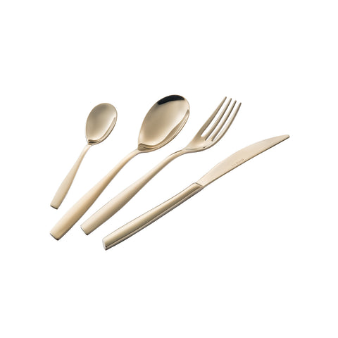 Set de 24 cubiertos con estuche de madera Eleven Rosè