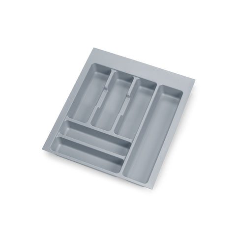 Cubertero regulable para cajón de plástico de 45cm gris