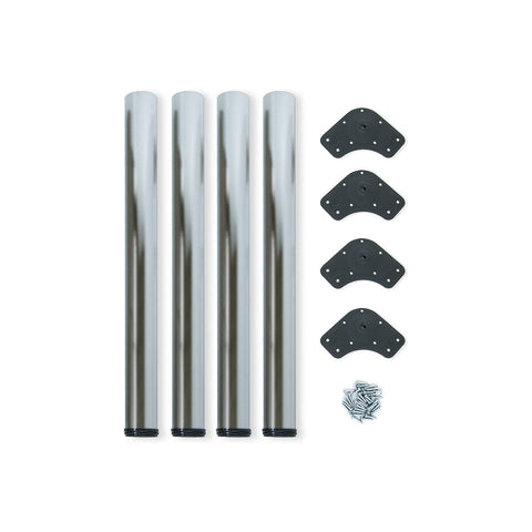 Set de 4 patas de mesa regulables D. 60x710-730mm