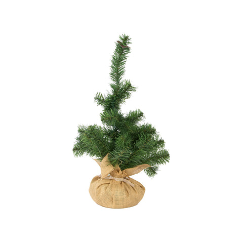 Árbol de Navidad con base de yute 60cm