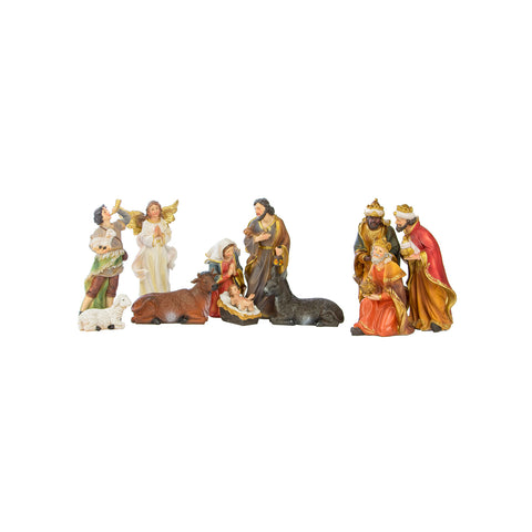 Set de 11 piezas de nacimiento para belén de 20cm