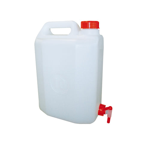 Bidón para líquidos y aceite con grifo 10l