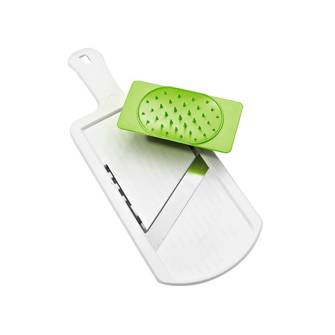 Cortaverduras con protector para dedos de acero inoxidable