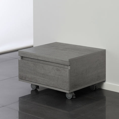 Cassettiera Con Ruote Grigio 58x48cm