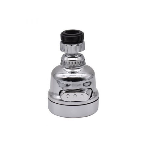 Getto Miscelatore Cromato A 3 Funzioni Con Snodo Sferico A 360°