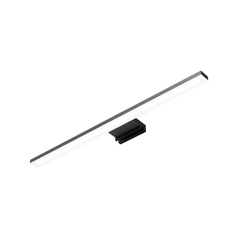 Lámpara LED universal para espejo de ABS negro mate de 5w 4000k 30cm